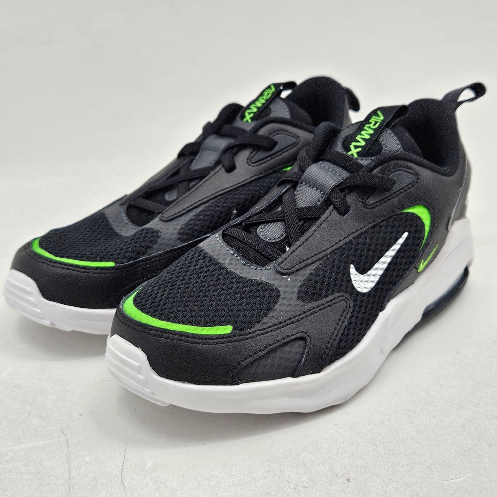 Nike Air Max Bolt Kids Sneaker 3Y Black Green White CW1627-006 Athletic Running